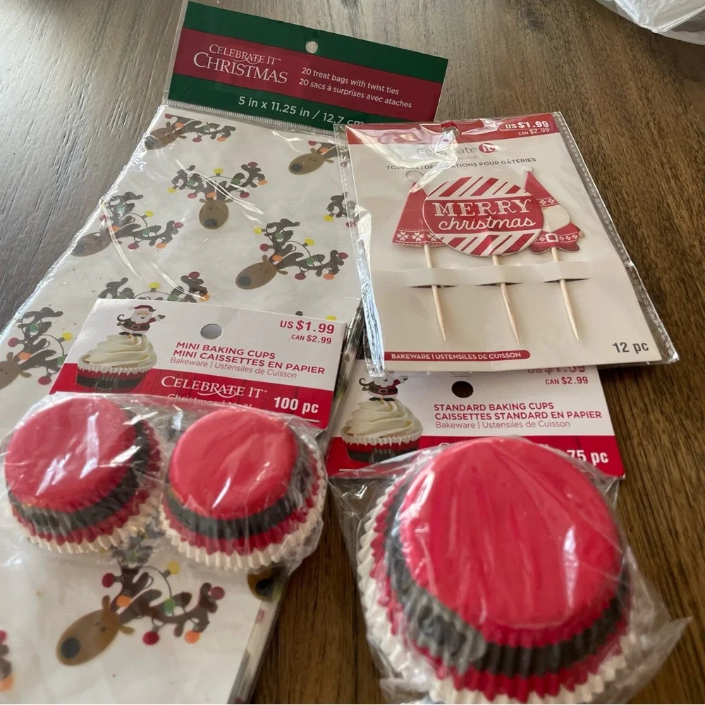 Celebrate It Christmas Reindeer & Santa Party Supplies